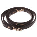 Miniatyrbillede 1 af 5: 120 cm læder skuldertaske Håndtag Pung Strap Håndtasker Bælte Str Dark brown 120CM