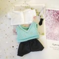 Miniatyrbild 1 av 5: Dockkläder för 20cm Idol Dolls Tillbehör Plysch Doll Clothin Green One Size