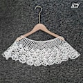 Miniatyrbillede 1 af 8: Kvinder strik udhulet sjal wrap bryllup brude aftenkjole L A7 One Size