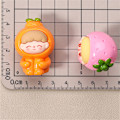 Miniatyrbild 5 av 7: Kawaii tecknade hartsfigurer i resin, små prydnader, barnkalas onesize