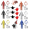Pikkukuva 2 / 8: Hoodie Dummy13 Magneettinen Actionhahmosetti Dummy 13 Actionhahmo A11