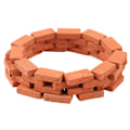 Miniatyrbillede 3 af 8: 50 STK 1/16 miniature simulering mursten DIY sand bord ama landsc A ONESIZE