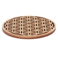 Miniatyrbilde 5 av 5: 1 STK Creative Chakra Pattern Coaster Tre Livets blomst Naturlig B 1pc