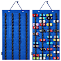 Pikkukuva 1 / 8: Riippuva Hot Wheels case Huopa Riippuva näyttölaatikko Organi Blue one size