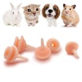 Pikkukuva 4 / 5: 1kpl Universal lemmikkieläinten ruokintanipple Mini Cat silikoniruokintapakkaus Color S