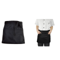 Pikkukuva 6 / 8: Black Bust Tarjoilija Lyhyt Esiliina Keittiö Ravintola Flirttaileva Po Black one size
