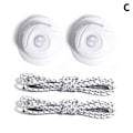 Miniatyrbillede 1 af 8: 1 Par Sneaker Snørebånd Elastic No Tie Snørebånd Snørebånd Stretching Lo C C