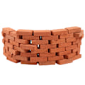 Miniatyrbillede 1 af 8: 50 STK 1/16 miniature simulering mursten DIY sand bord ama landsc A ONESIZE