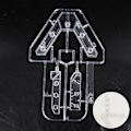 Miniatyrbillede 1 af 8: Figur Base Egnet stativ Model Display Stand Til 1/144 dam Mo Transparent one size