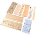Miniatyrbild 4 av 8: 1:100 Halcon träsegelbåt modell DIY Kit Ship Assembly De A one size