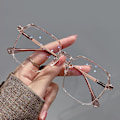 Miniatyrbilde 2 av 8: FashionSquare Anti Blålys Briller Ultralette Øye Beskyttelse Translucent pink