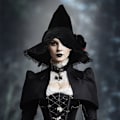 Miniatyrbillede 6 af 8: Halloween Hexehatte til Kvinder Hexehatte til Kvinder 黑