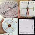 Miniatyrbillede 3 af 5: Rund Firkantet Håndlavet Beading Cord Disk fletteplade DIY Brai White Round