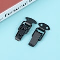 Miniatyrbild 2 av 5: 2ST Bagage platt munspänne verktygslåda fjäderlås rostfritt st Black one size