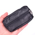 Miniatyrbild 1 av 5: Mini blixtlås Mjuka plånböcker Unisex väska för pengar Plånböcker S Black one size