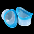 Pikkukuva 5 / 5: 2kpl Silikoninen Resuable Soft Eye Bath Cup Silmänhuuhtelu kuppi C Gray