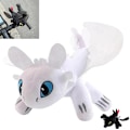 Miniatyrbillede 3 af 8: Dragon Biltilbehør Toothless Lille Dragedukke Hjelm Bil Mo A-M
