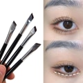 Miniatyrbilde 3 av 8: Blade Makeup Brushes Vinklet tynn øyenbrynsbørste Flat Fin Eyelin black A