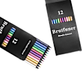 Miniatyrbilde 7 av 7: 12 Farger Metallic Fargeblyanter Tegning Skissesett Colorin Multicolor onesize