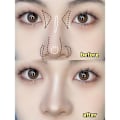 Miniatyrbillede 4 af 6: 1 Stk Nose Shadow Brush Vinklet Contour Makeup Børster Ansigtsmakeu Black onesize