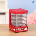 Pikkukuva 1 / 8: 1:12 Dollhouse Mikroaaltouuni Leipäkaappi Höyrylaatikko Kotitalous A A