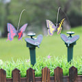 Miniatyrbillede 2 af 8: Haveudsmykning Solar Powered Dansende Fladrende Sommerfugle A A