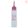 Miniatyrbillede 1 af 5: Mælkeflaske til kæledyr 30ml Silikone Nipple Smådyrsfodring Hamst Pink long pacifier