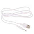Miniatyrbillede 1 af 6: USB DC 2.5 Vibrator opladerkabel til genopladelig voksen T White