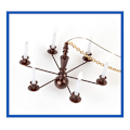 Miniatyrbillede 7 af 8: Børnerealistiske dukkehusmøbler Lysekrone Sandbordslegetøj L 1# 1#