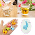 Miniatyrbillede 5 af 5: 5 stk Udsøgt snegleformet silikone teposeholder Kopkrus Cand Multicolor 5Pcs