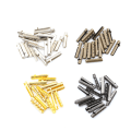 Miniatyrbillede 5 af 5: 20 stk Metal DIY Snørebånd Reparation Sko Snørespidser Udskiftning End Gold 20pcs