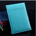 Miniatyrbillede 1 af 5: Kvinder Mænd Pasholder Kunstlæder Rejsepas Cover Ca LightBLue one size