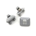 Miniatyrbilde 1 av 5: Grå Interiør Solskjerm Clip Holder Krok For A3 A4L A5 Q3Q5 TT 0