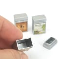 Miniatyrbillede 6 af 8: 1/12 Dukkehus Simulering Teboks Opbevaringsboks Dukkehus Køkken A3 one size