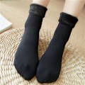Miniatyrbillede 5 af 7: Winter Warm Thicken Thermal Socks Seamless Sock Plus Velvet Flo Wine red ONESIZE