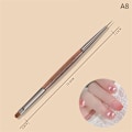 Pikkukuva 8 / 8: Nail Art Brush Piirustustyökalu Pitsi-sivellin manikyyri geelilakka UV A7 onesize