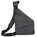 Miniatyrbilde 1 av 5: Man Vanntett Personlig Skulderlomme Brystveske Cross body sl Gray one size