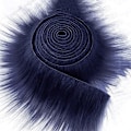 Miniatyrbild 1 av 5: 9x150 cm Faux Band Tejper Gör-det-själv-kläder Sy Fluffy Trimming S Dark blue 9cm*150cm