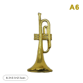Pikkukuva 1 / 8: Nukkekodin miniatyyri galvanoitu kultainen musiikki-instrumentti DIY S A6 onesize