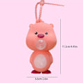 Miniatyrbild 7 av 7: e Loopy Doll  Blås Bubbla Nyckelring Väska Hänge Avkoppling Till Pink one size