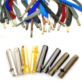 Miniatyrbillede 4 af 5: 20 stk Metal DIY Snørebånd Reparation Sko Snørespidser Udskiftning End Silver 20pcs