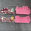 Miniatyrbild 4 av 5: 1st Julalfabetet Form DIY Baking Cake Tools Cho Pink one size