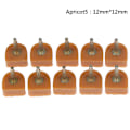 Miniatyrbillede 1 af 5: 20 stk. Højhælede sko reparationsspidser Taps Pins Dyvellifte Replacem Apricot 12mm*12mm