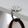 Miniatyrbilde 4 av 5: Sammenleggbar veske håndveske krok veske tote blomst form metall bag tabl Rose red 1pcs
