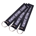 Miniatyrbild 3 av 5: Remove Before Flight Nyckelring Polyester Broderi Mes Yellow 13*3CM