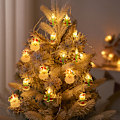 Miniatyrbillede 7 af 8: 1,5m 10 LED Julelysstreng Snemand Julemand Juletræ A2