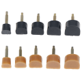 Miniatyrbilde 2 av 5: 10stk høyhæl sko reparasjonstips Kraner Pins Dyvelløfter Replacem Apricot 11mm*11mm