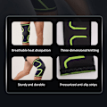 Miniatyrbild 4 av 8: 1 st Running fitness Sport Andas Knäskydd Protector Sup Black XL