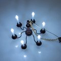Miniatyrbillede 5 af 8: Børnerealistiske dukkehusmøbler Lysekrone Sandbordslegetøj L 3# 3#