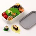 Miniatyrbillede 6 af 8: 1 sæt blad Bento skål kop frokost separator sushi ris bold måtte De one size